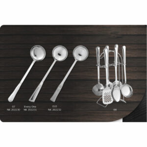 Hollow Handle 07,08,010  Kitchen Tool Set by Nafees Size 17",13"